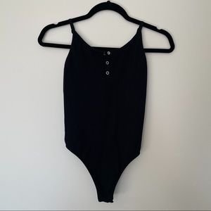 NWOT | Black Seamless Bodysuit | Forever 21 | US S